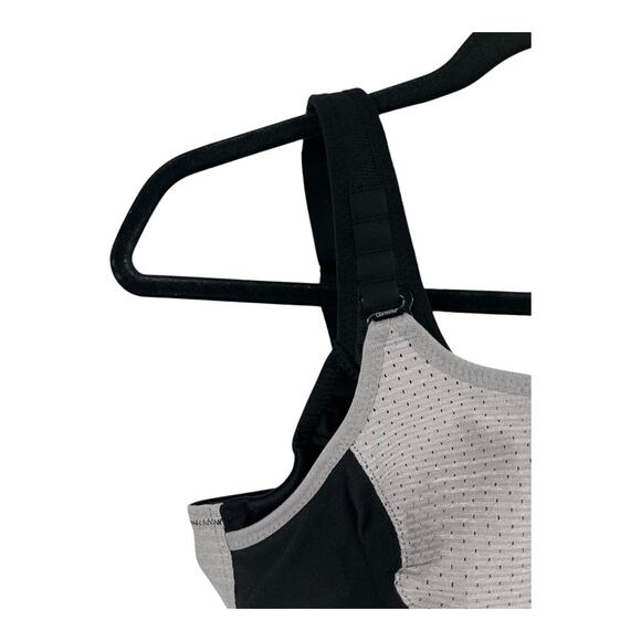 Glamorise Sport Bra 1166 Full-Figure Adjustable Wireless black gray size 36C - Picture 3 of 7